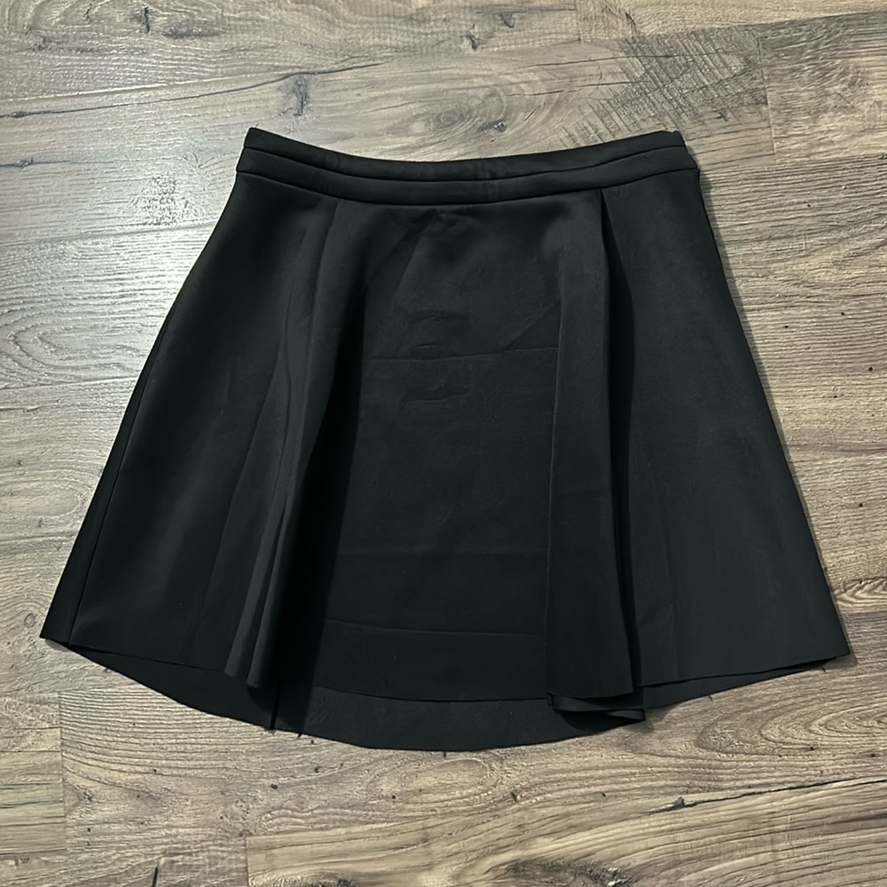 A-line pleated skirt